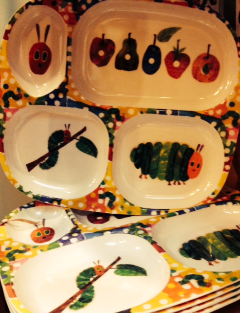 Very Hungry Caterpillar Plates