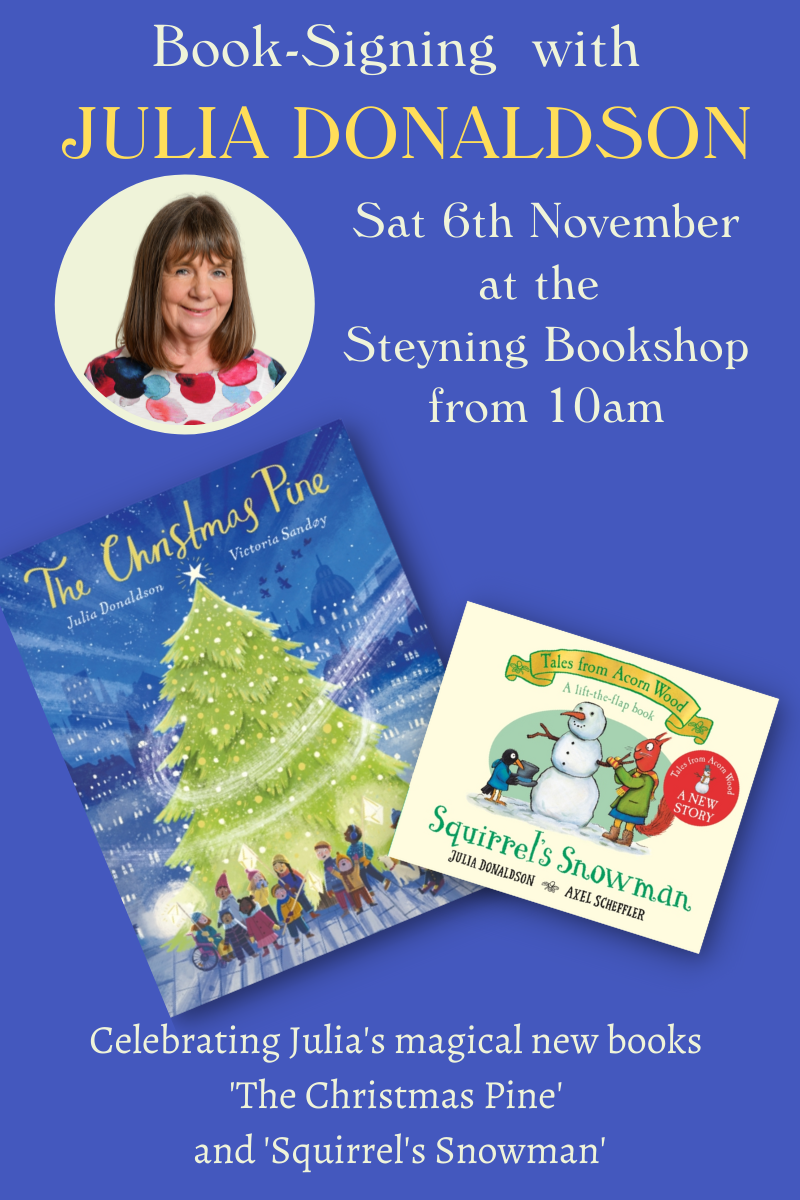 BookSigning with Julia Donaldson for 'The Christmas Pine' & 'Squirrel