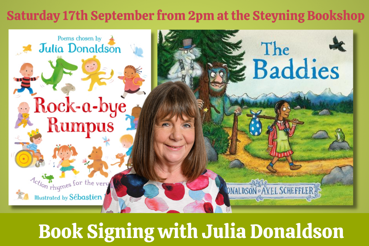Book Signing with Julia Donaldson – The Baddies & Rock a Bye Rumpus