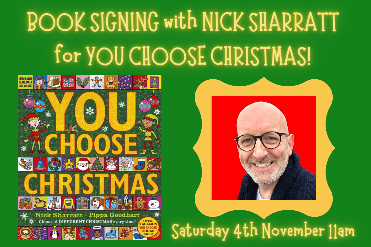 Book-Signing with NICK SHARRATT celebrating YOU CHOOSE CHRISTMAS