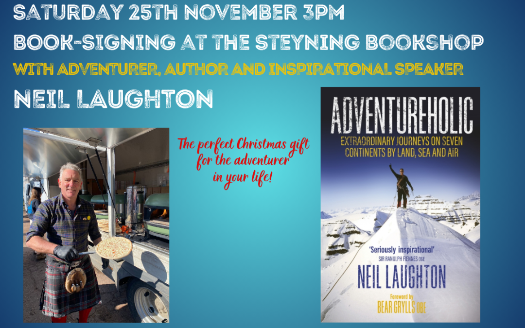 ADVENTUREHOLIC Book-signing with Neil Laughton