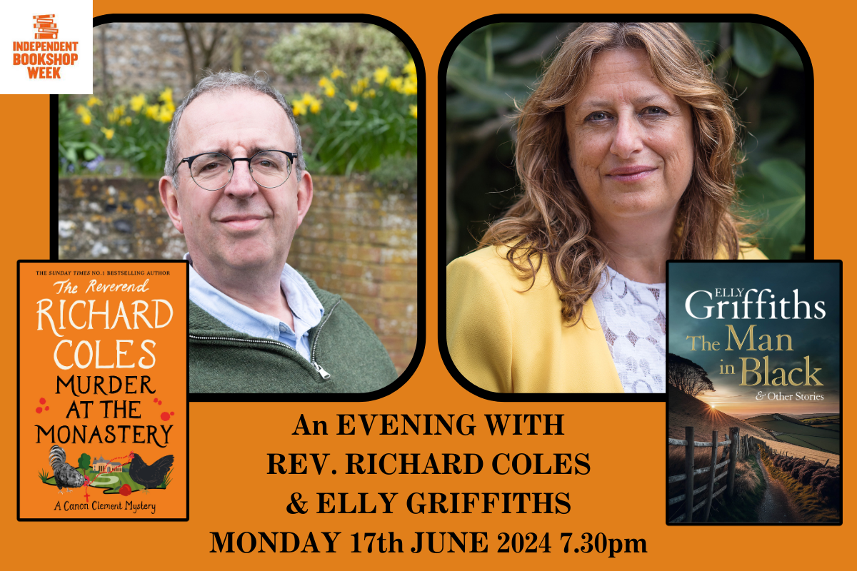 An Evening with Rev Richard Coles & Elly Griffiths, chaired by William Shaw