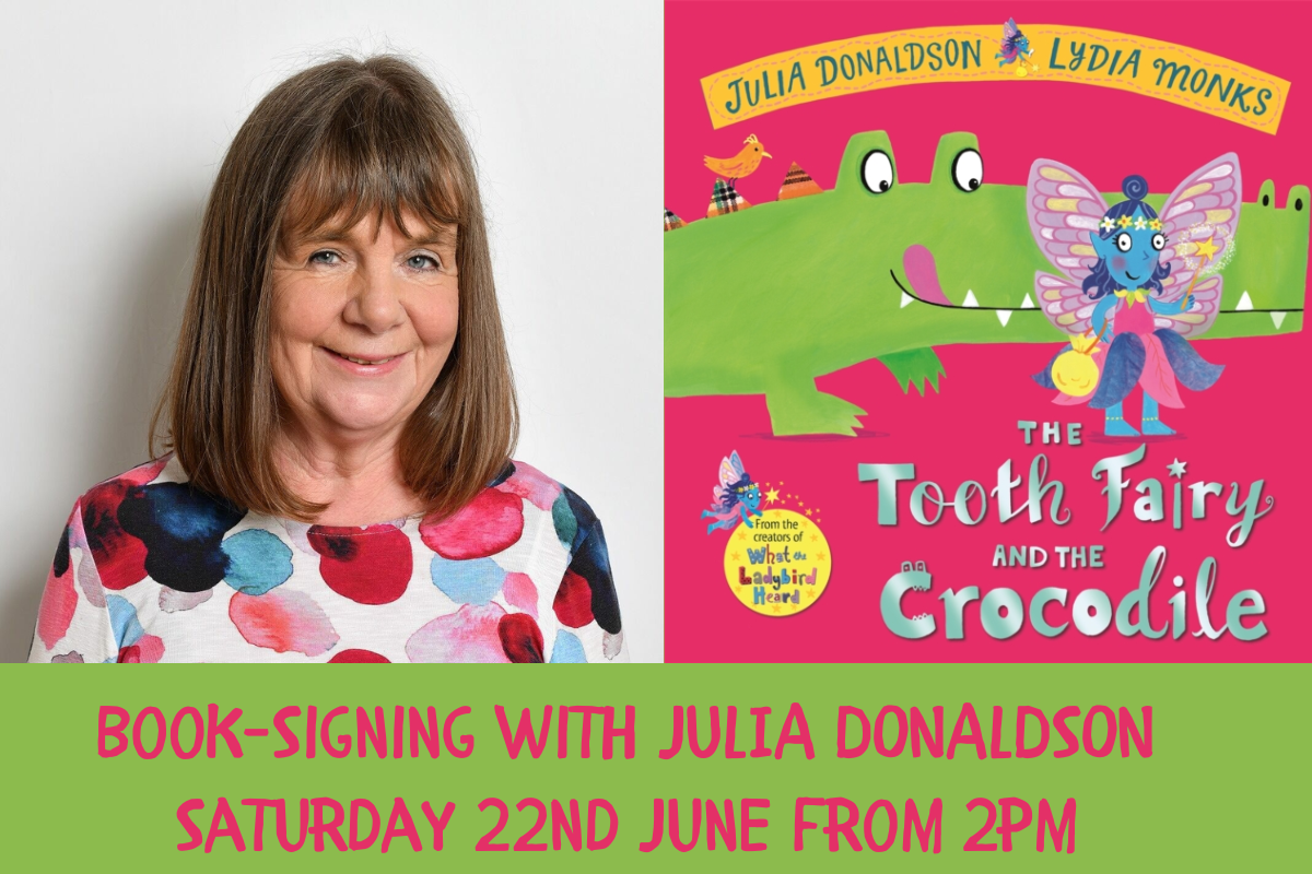 Julia Donaldson Book-Signing for The Tooth Fairy & The Crocodile