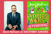 David Walliams Southway Juniors Event