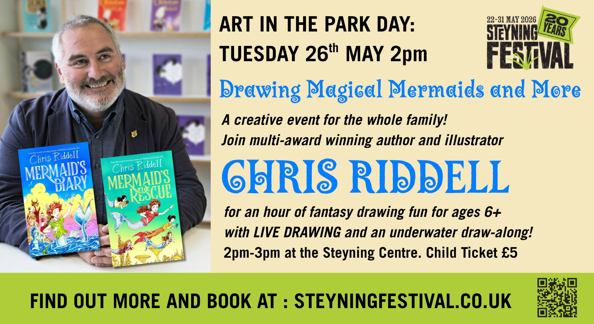 Drawing Magical Mermaids and More with CHRIS RIDDELL