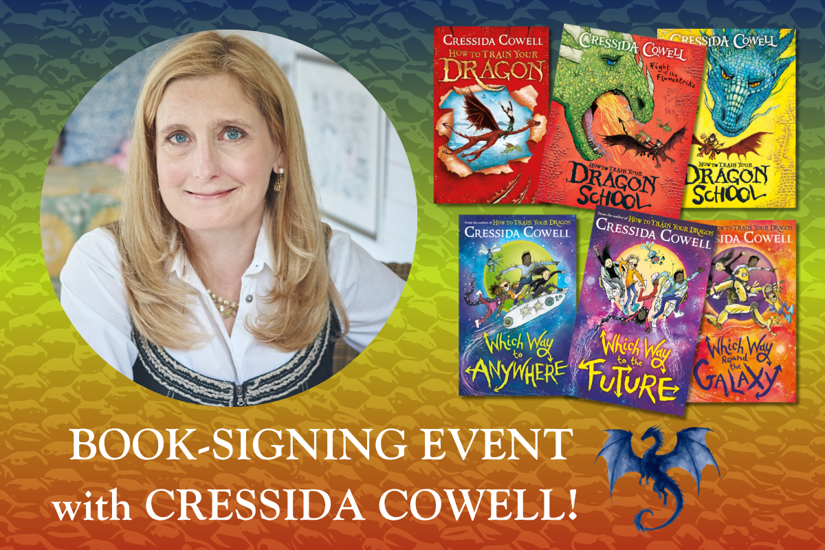 Cressida Cowell Signing