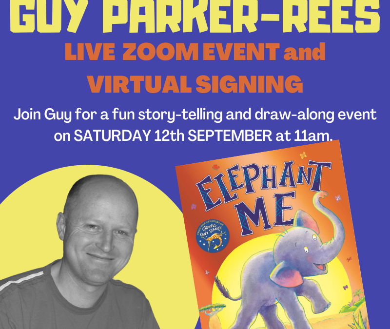 Story-telling & Draw-Along with GUY PARKER-REES – Live Zoom!