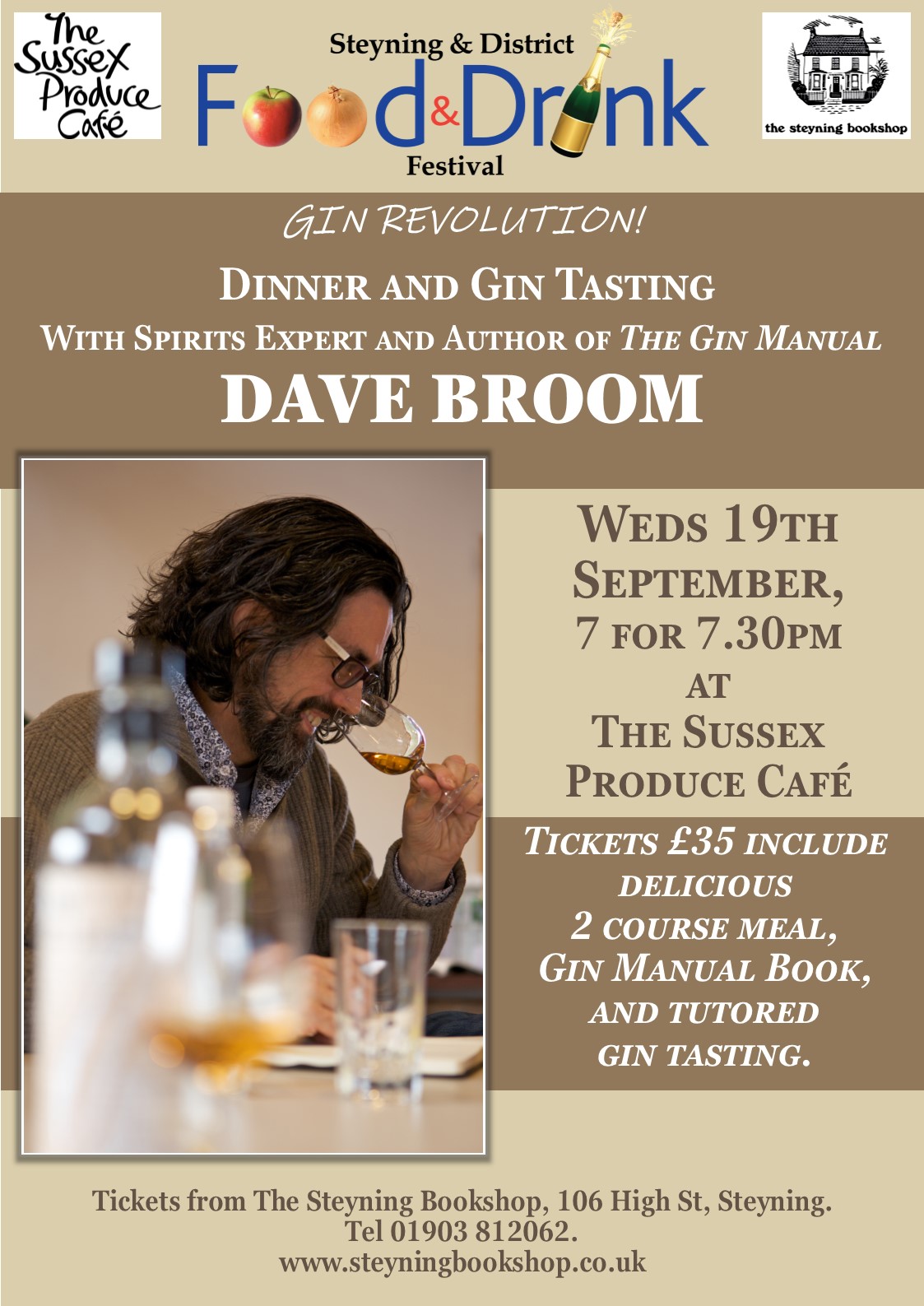 Dinner and Gin-Tasting with Dave Broom