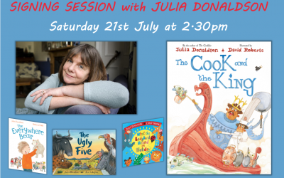 Julia Donaldson Book Signing for ‘The Cook and the King’