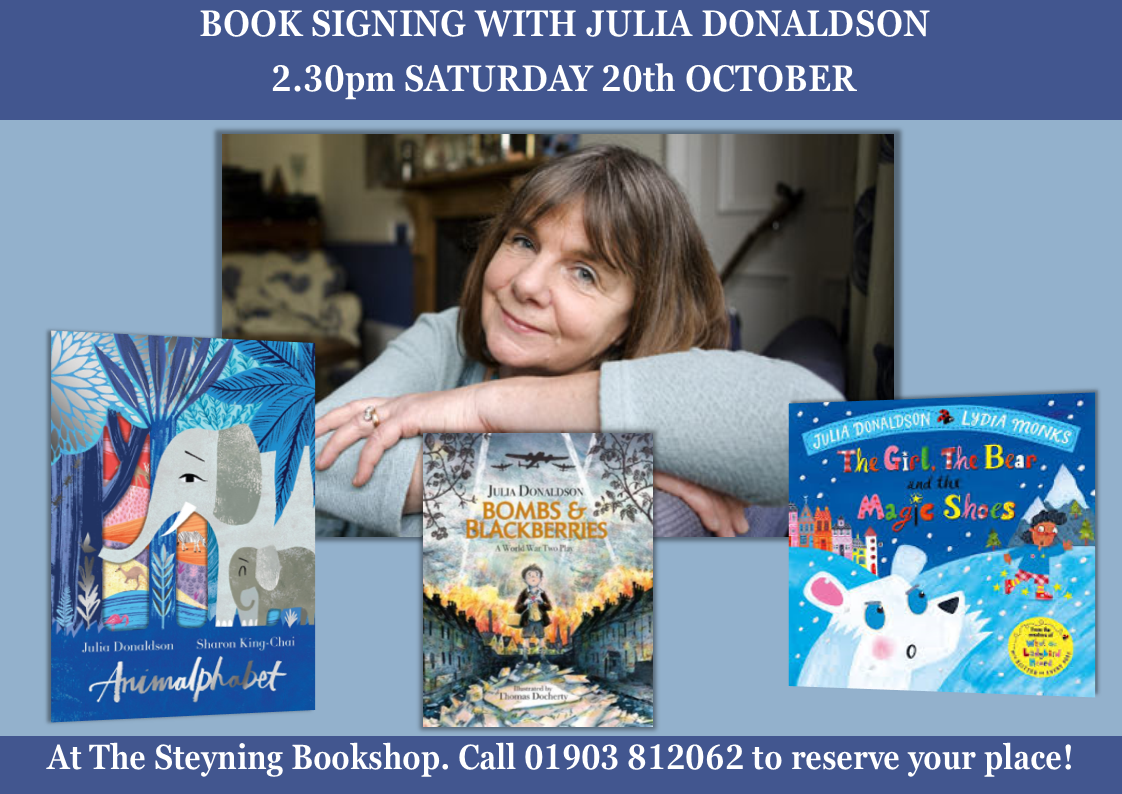 Julia Donaldson Book Signing October 20th 2018