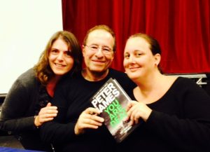 Peter James with fans