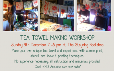 Tea Towel Workshop with Sarah and Alice